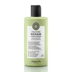 Structure repair conditioner  Maria Nila in a green bottle with black cap